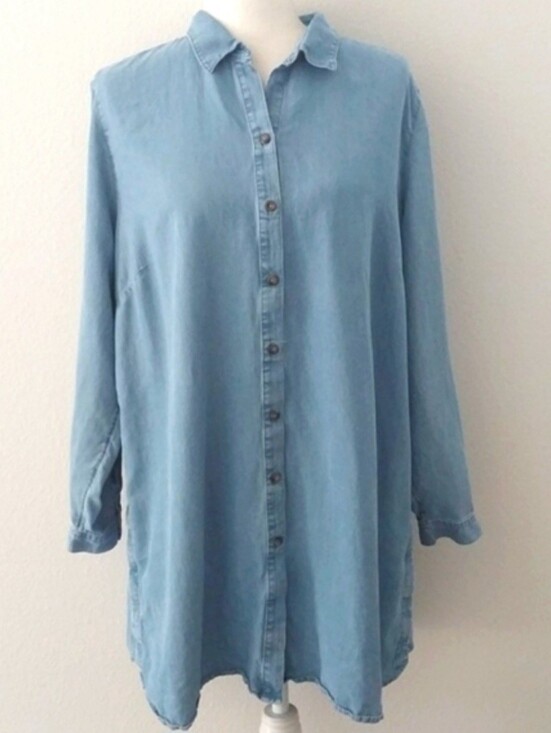 J. Jill Tops - J Jill Denim Lyocell Tunic